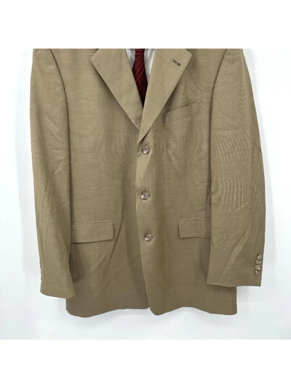 vintage 90s HART SCHAFFNER MARX GOLD TRUMPETER jacket blazer 44L worsted wool
